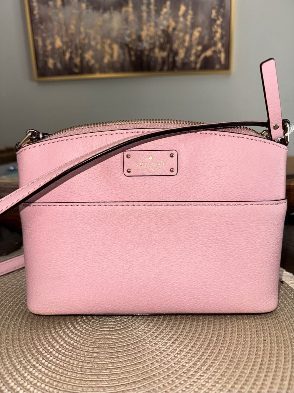 kate spade New York Pink Leather Crossbody Bag
